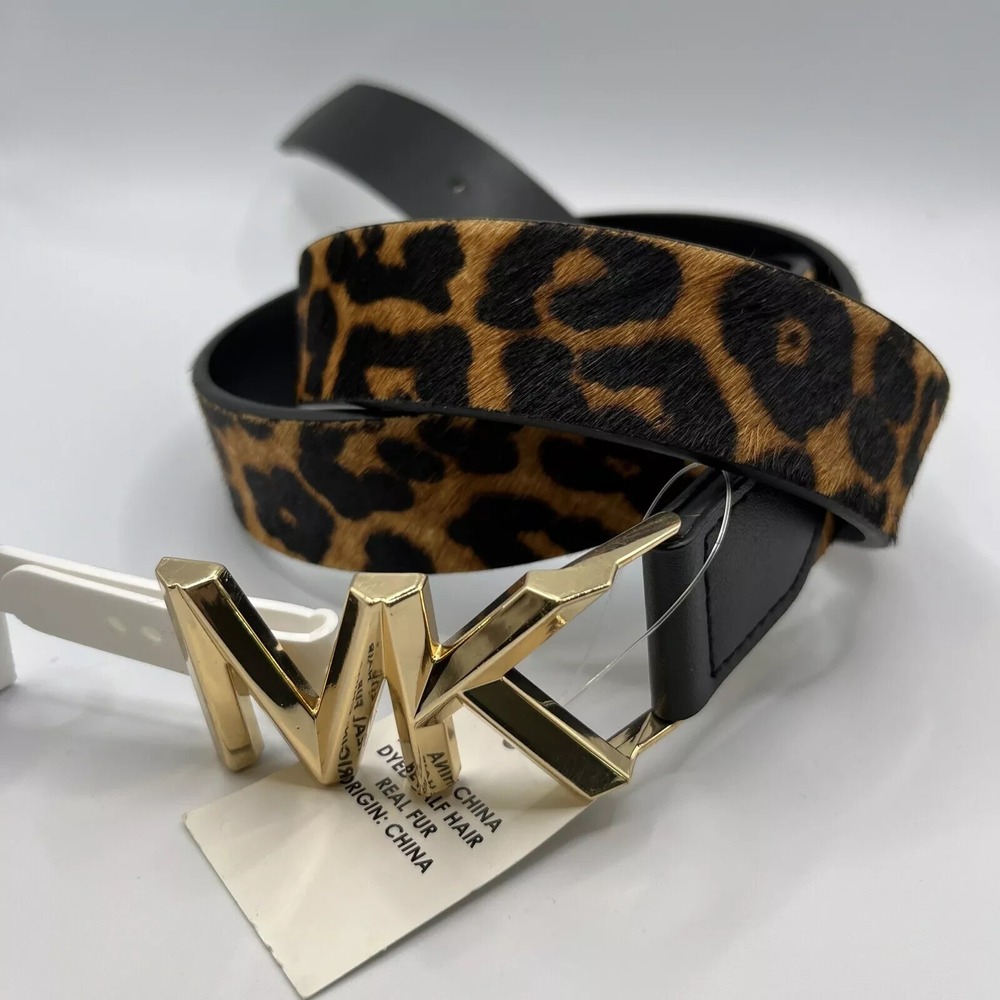 Michael Kors women's Karli Calf Hair Belt - size Small / S - retail $78 - Picture 4 of 6